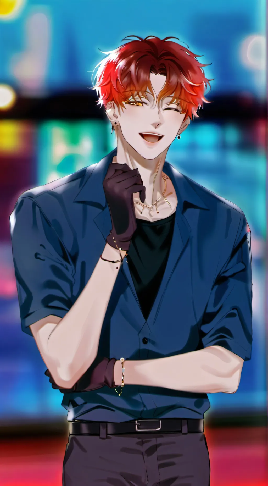 ai character: Lucien  background