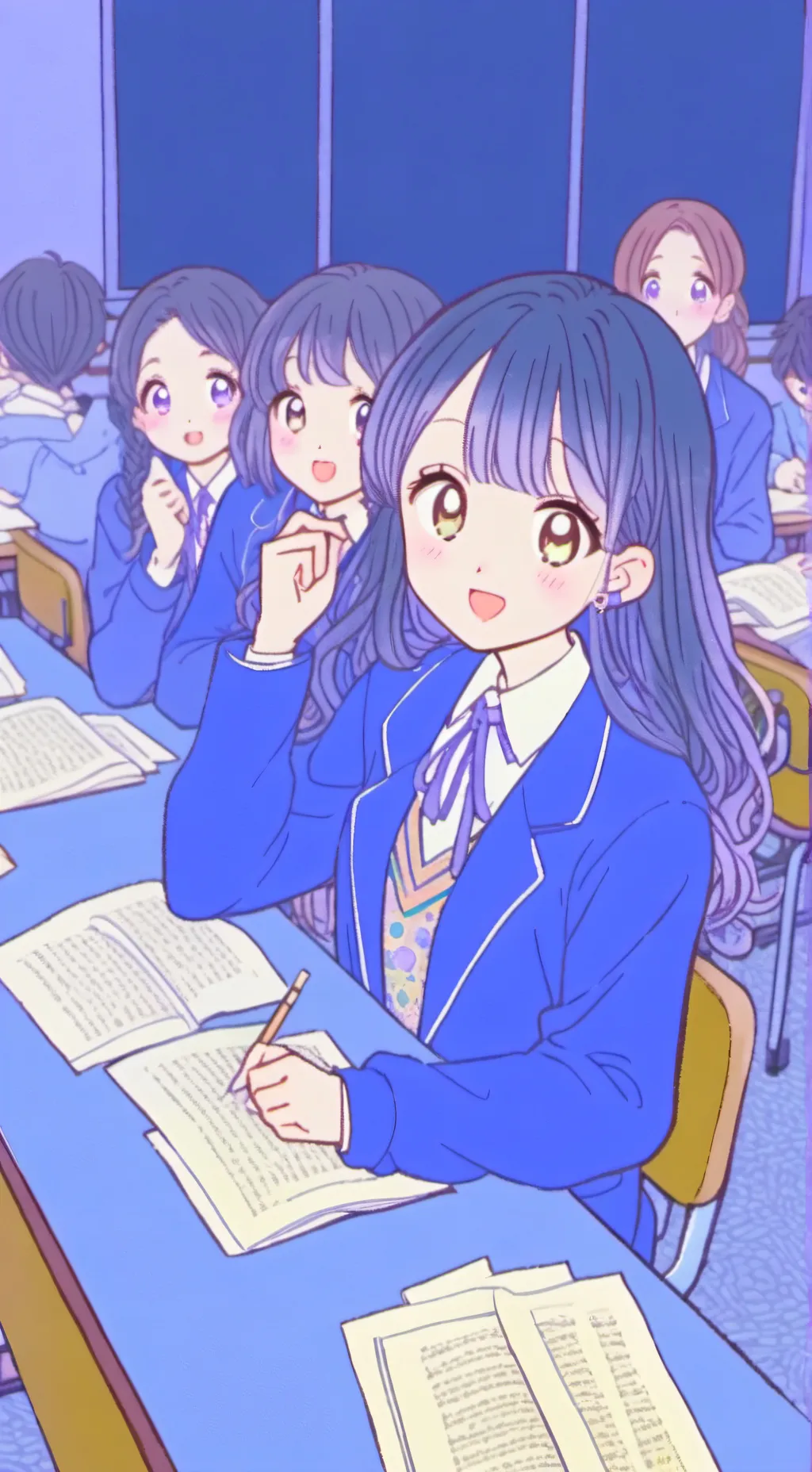 ai character: CH school 1 background
