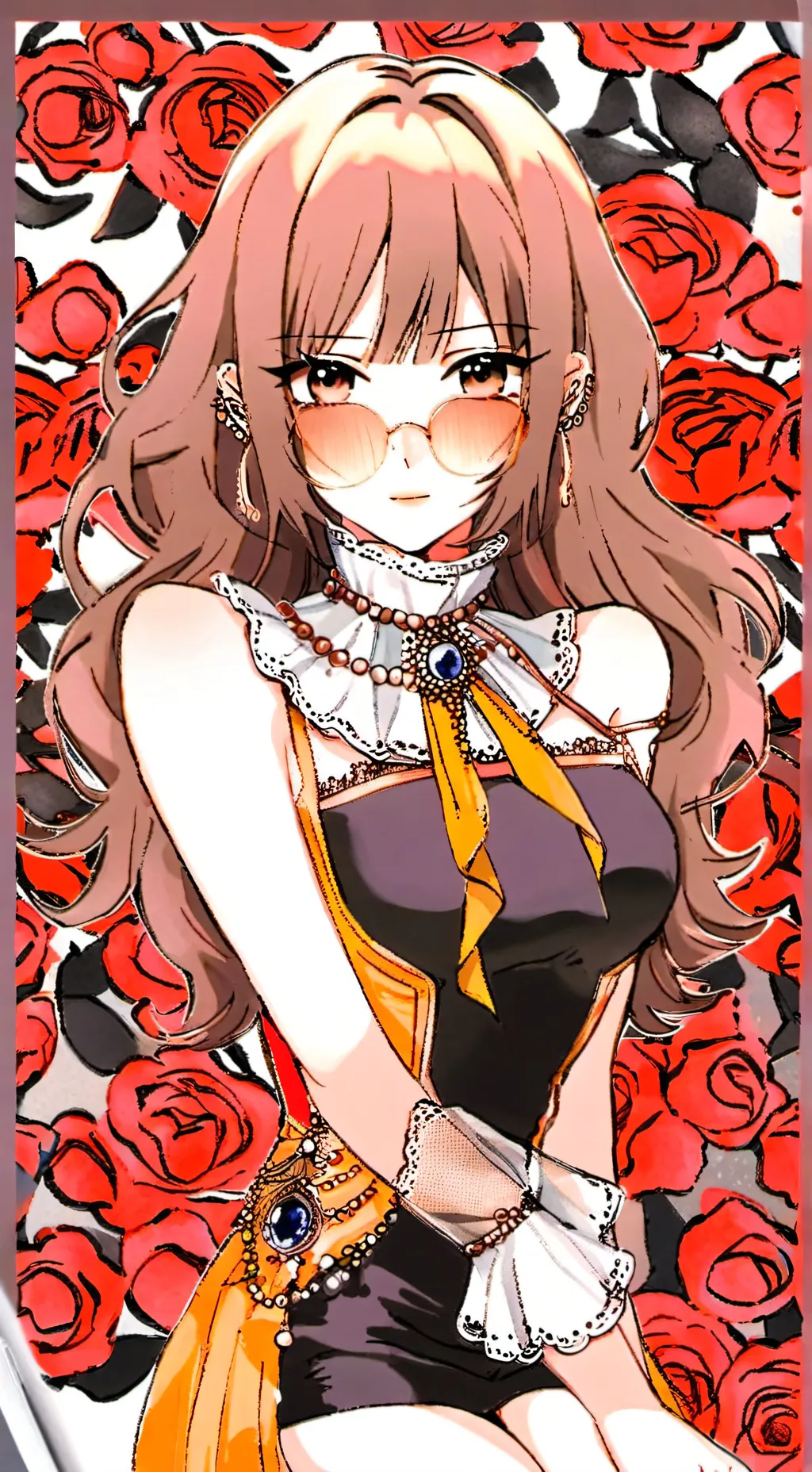 ai character: maria💕🌷 background