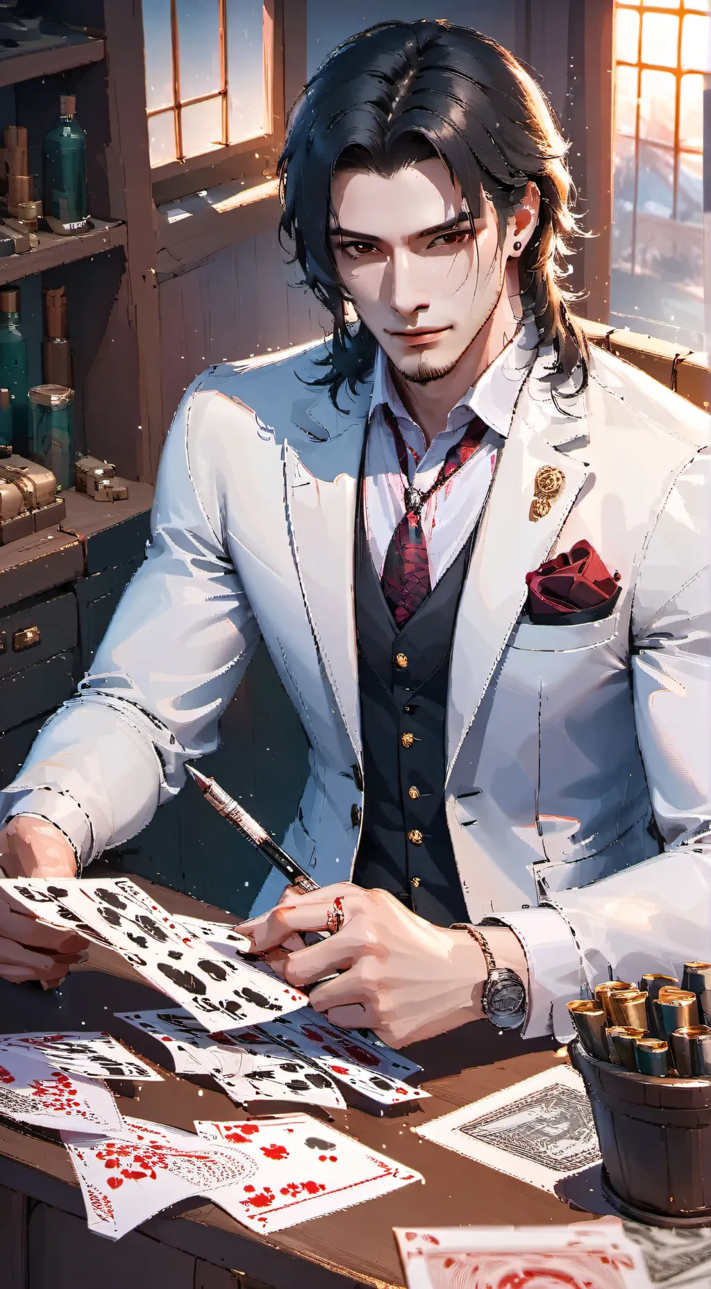 ai character: Luciano background