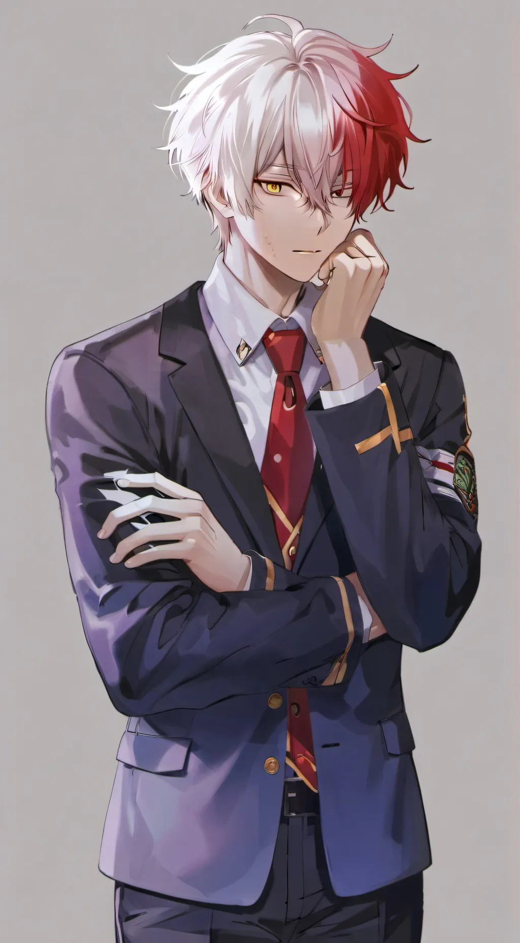ai character: todoroki shoto background