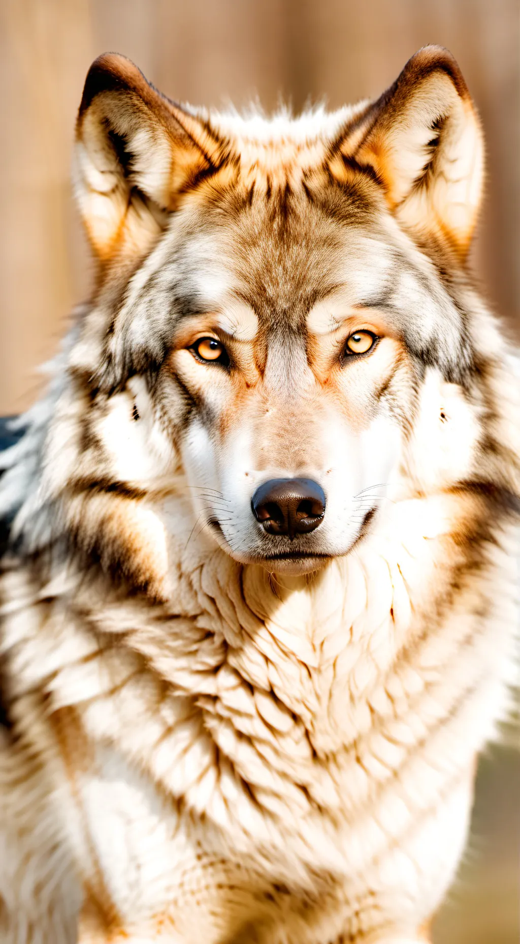 ai character: A wolf called fire background