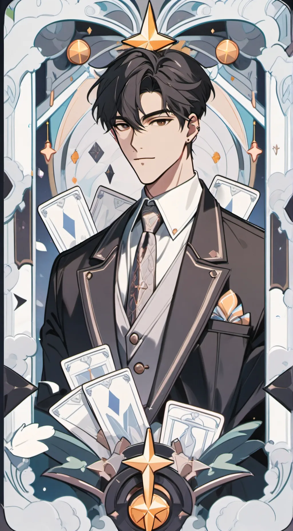 ai character: Arc background