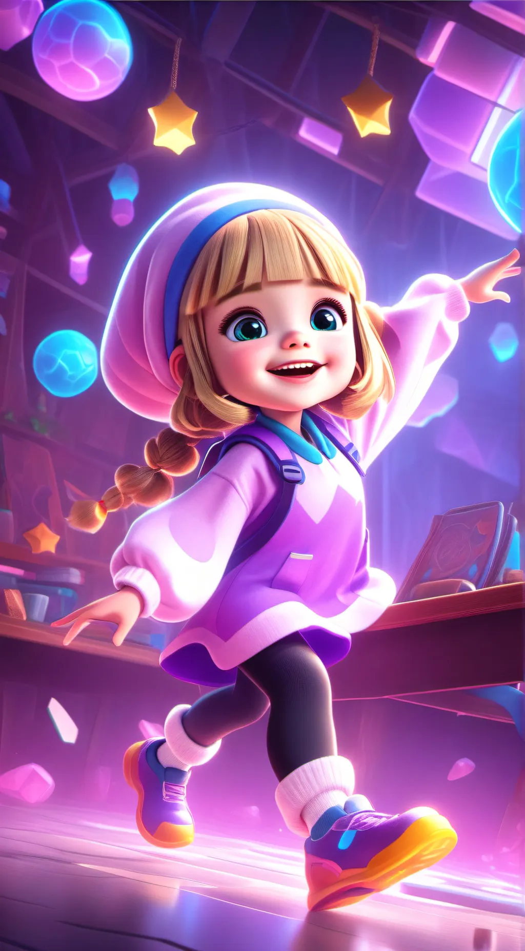 ai character: Kinsley background