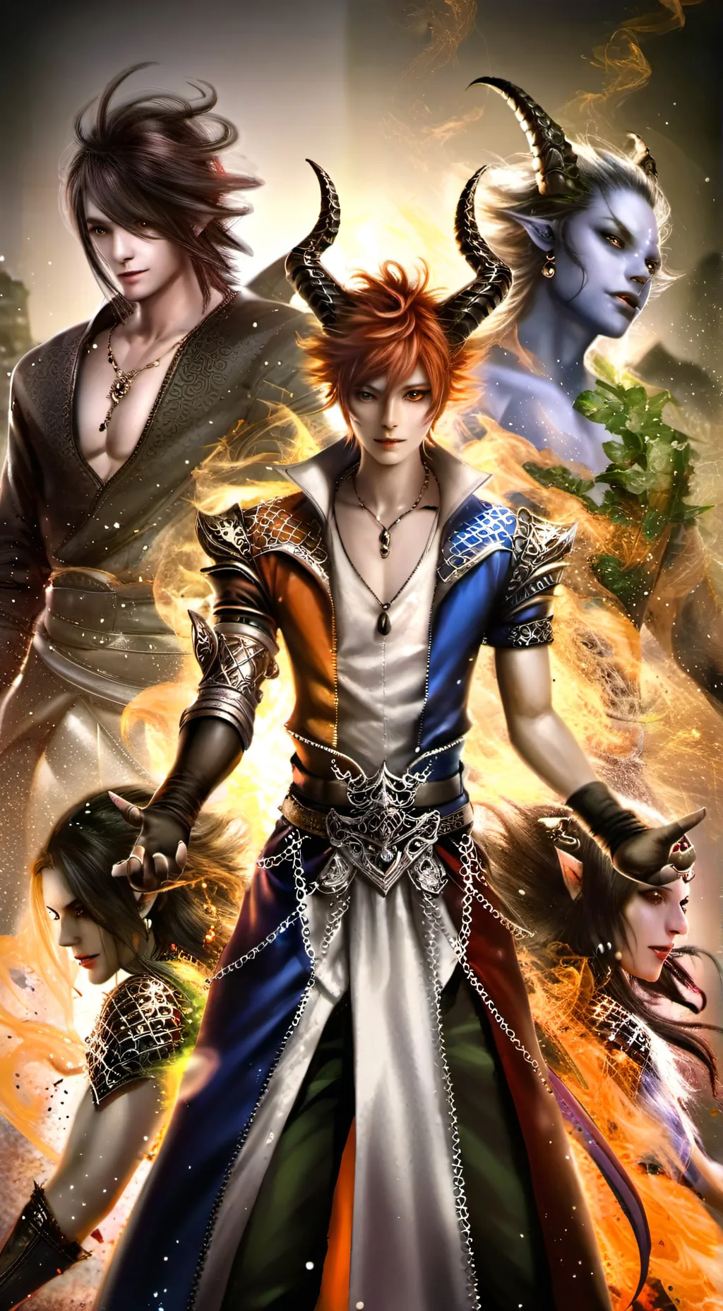 ai character: My inner ~Demons~! background
