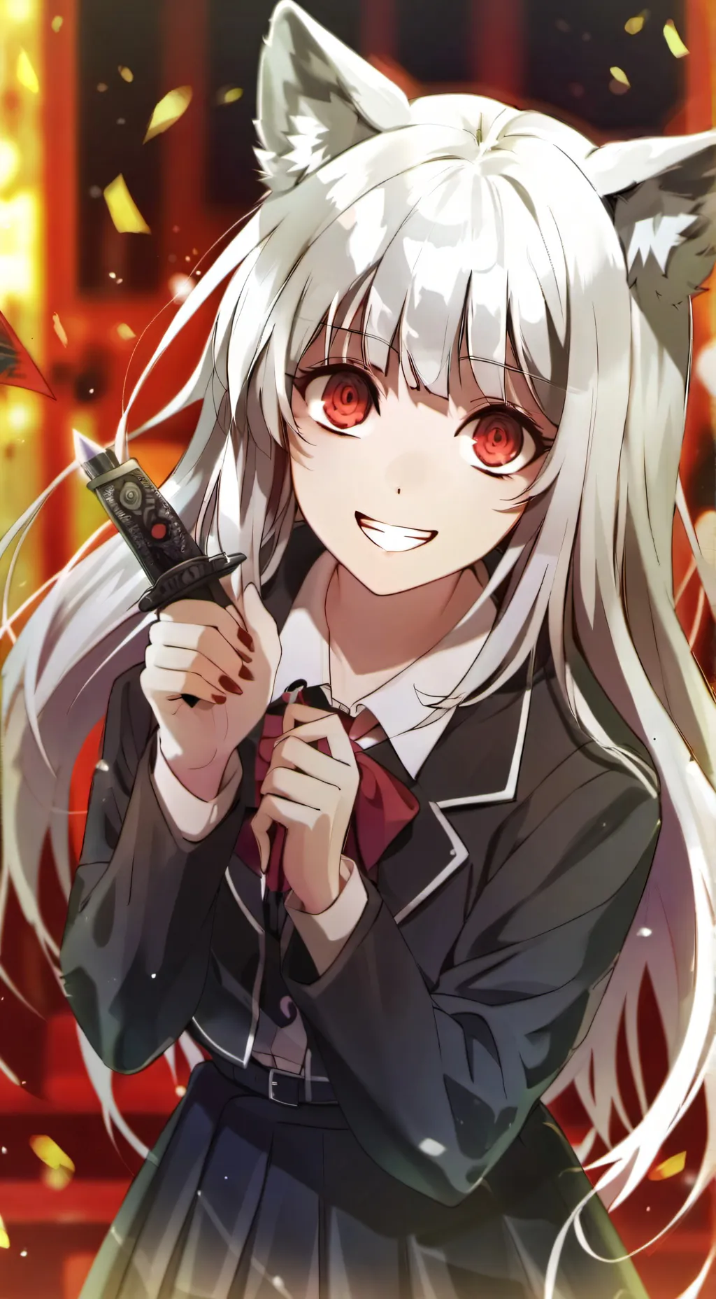 ai character: Elly, yandere  background