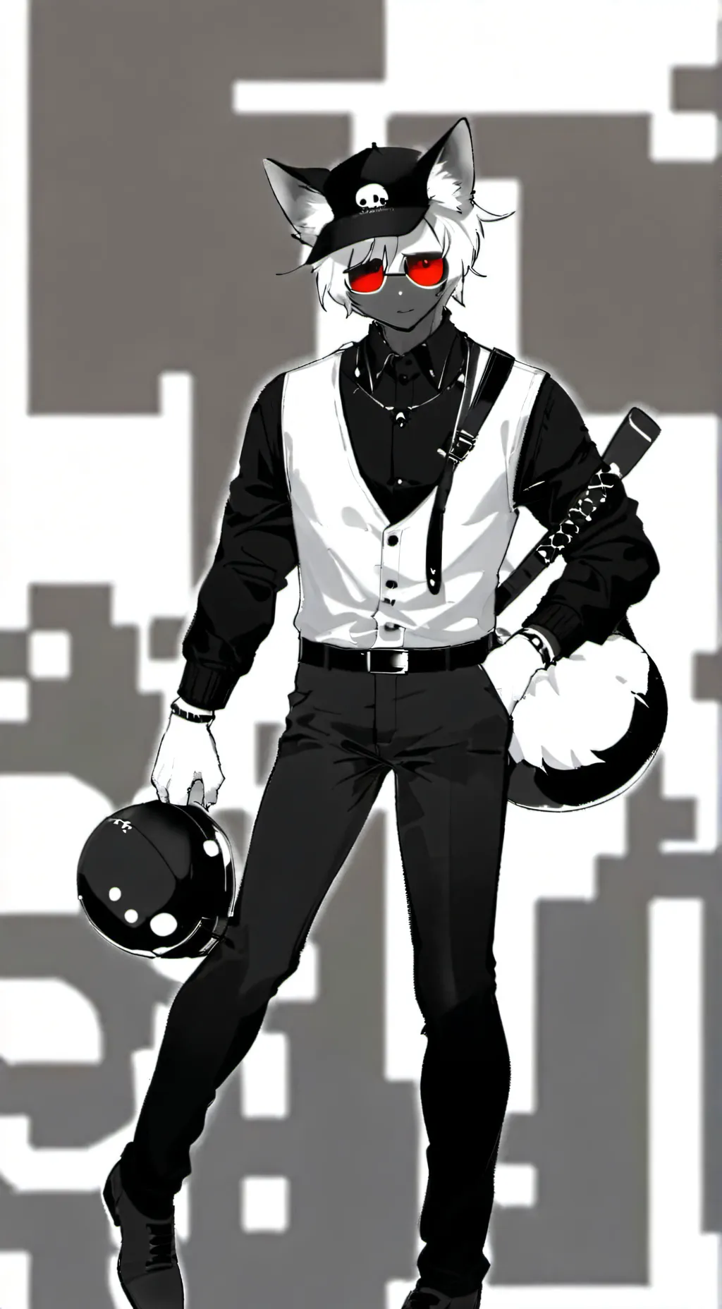 ai character: grey phase 3 background