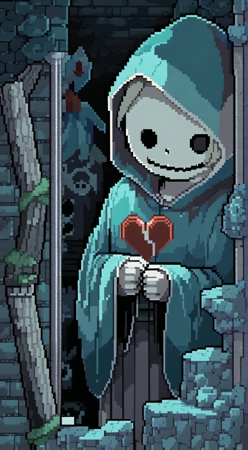 ai character: undertale background