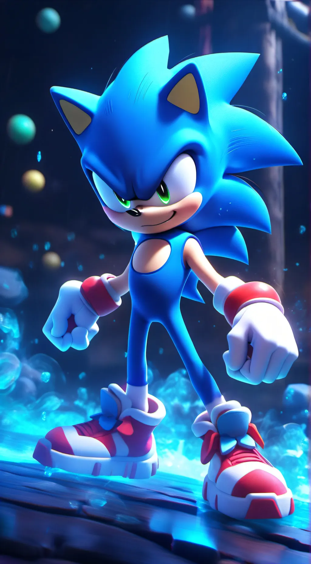 ai character: sonic 3  background