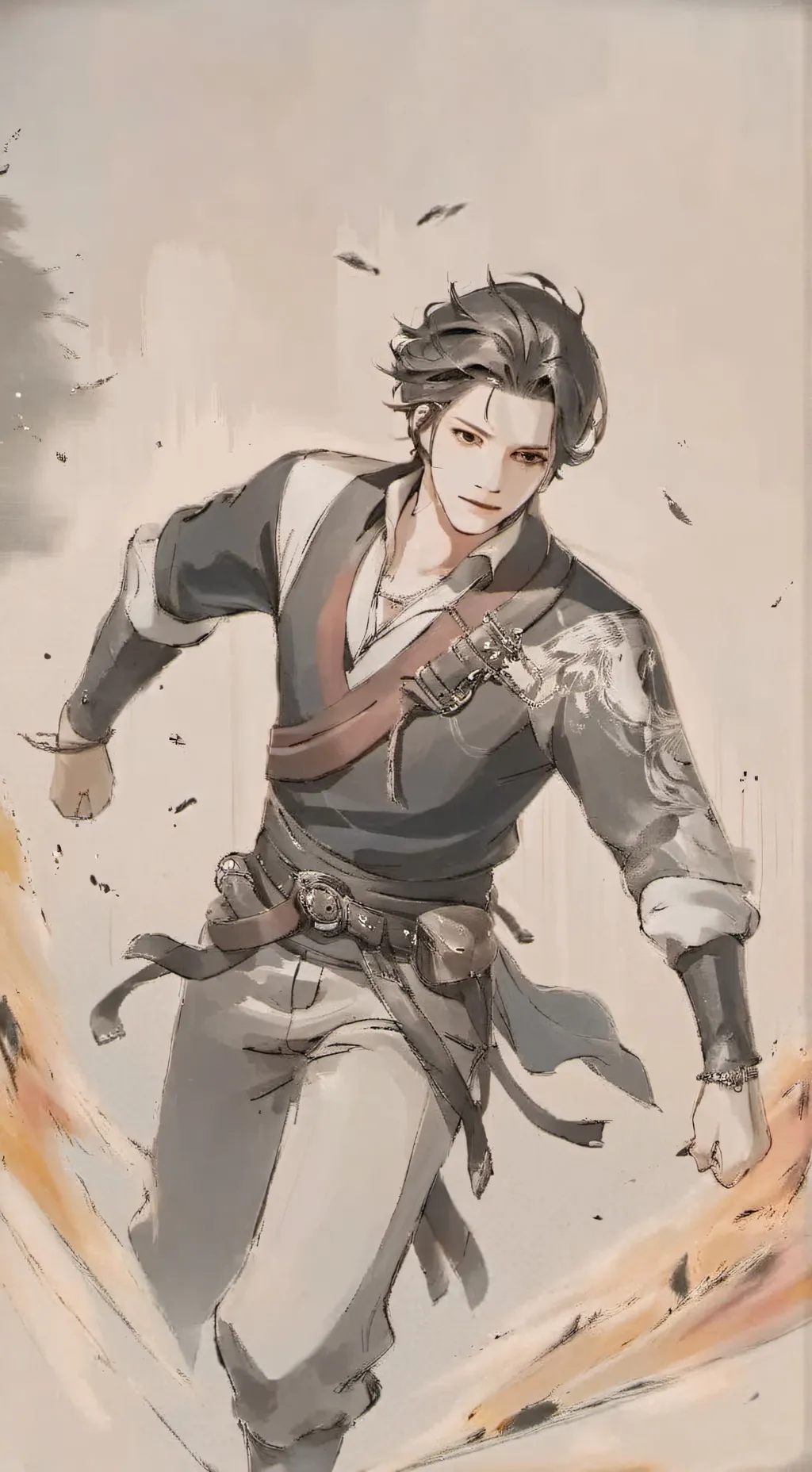 ai character: Юн background