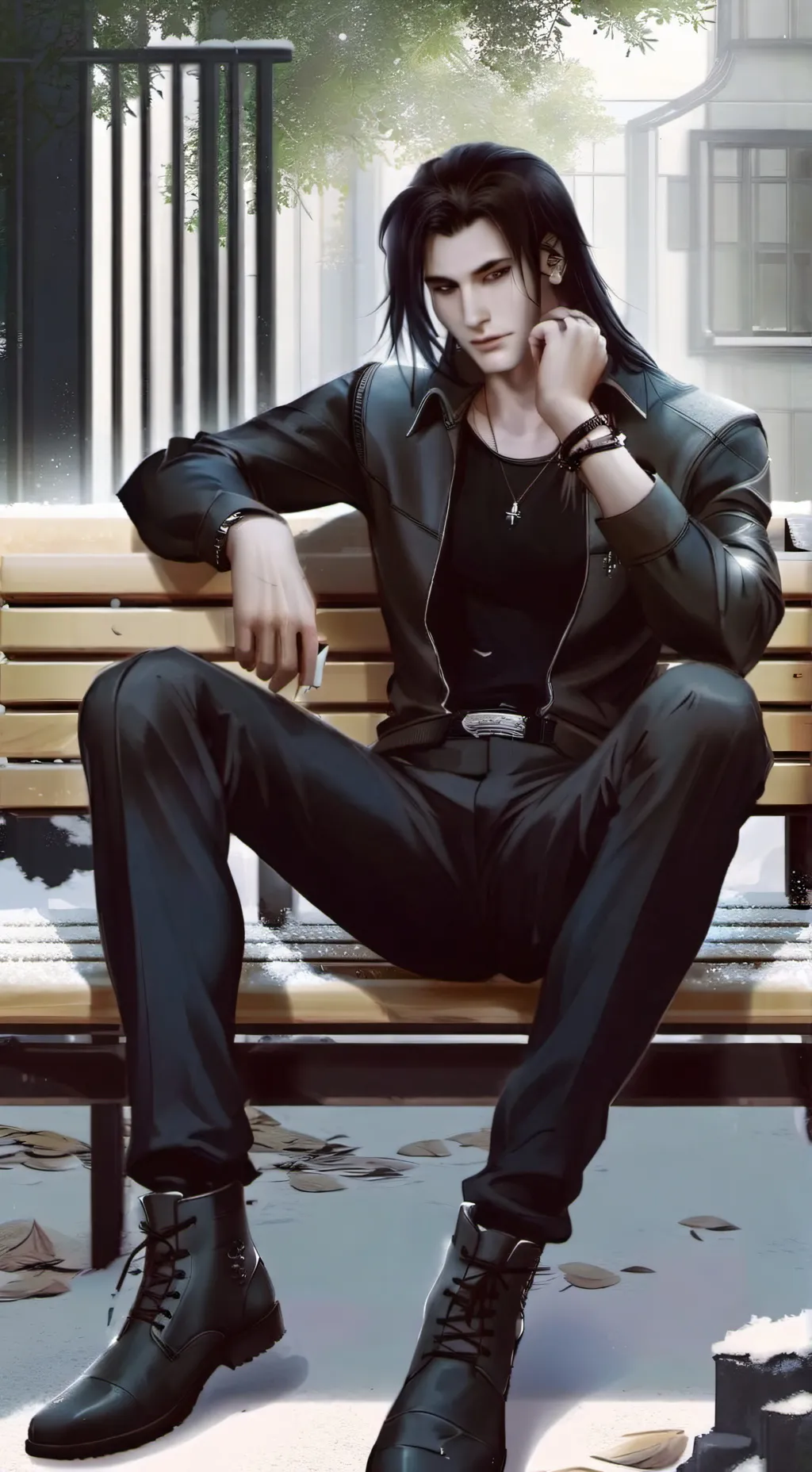 ai character: георгий background