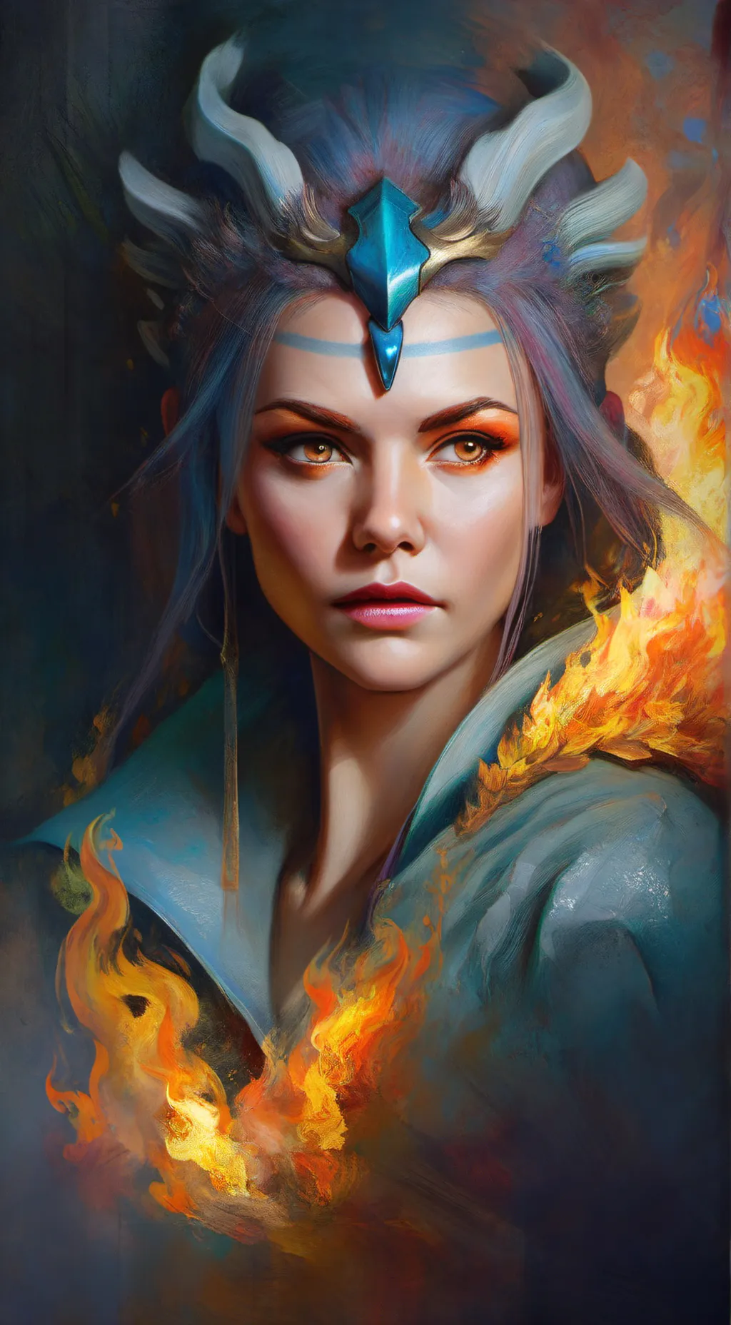 ai character: Phoenix background