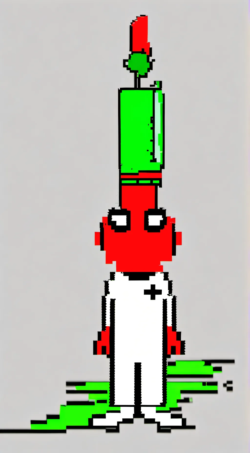 ai character: Poo Durple background