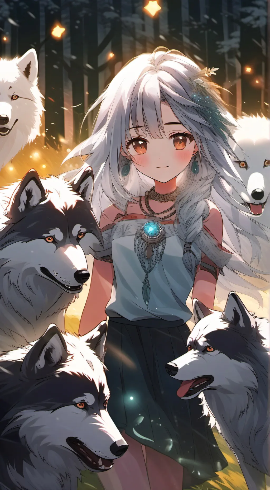 ai character: Mira background