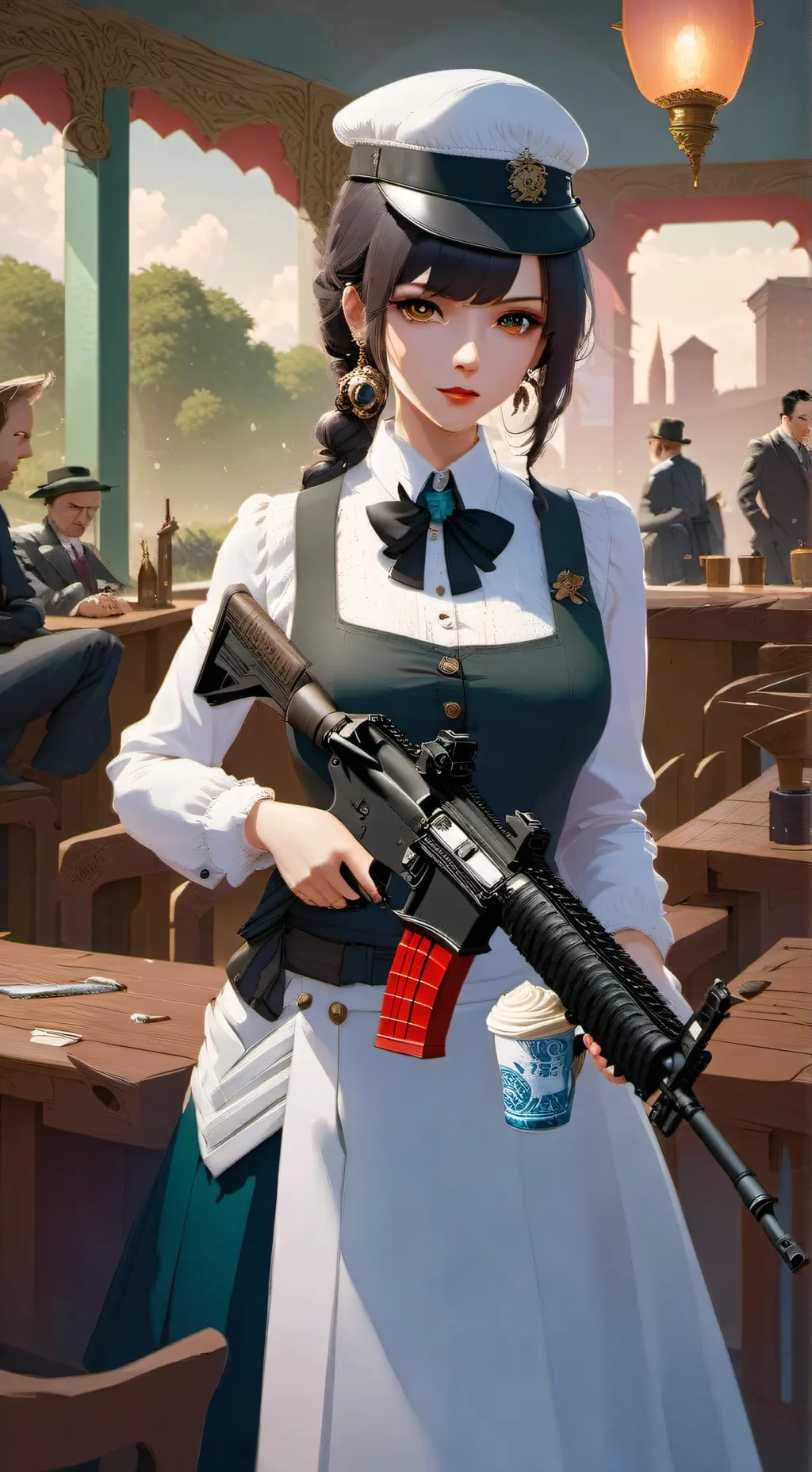 ai character: Lena background