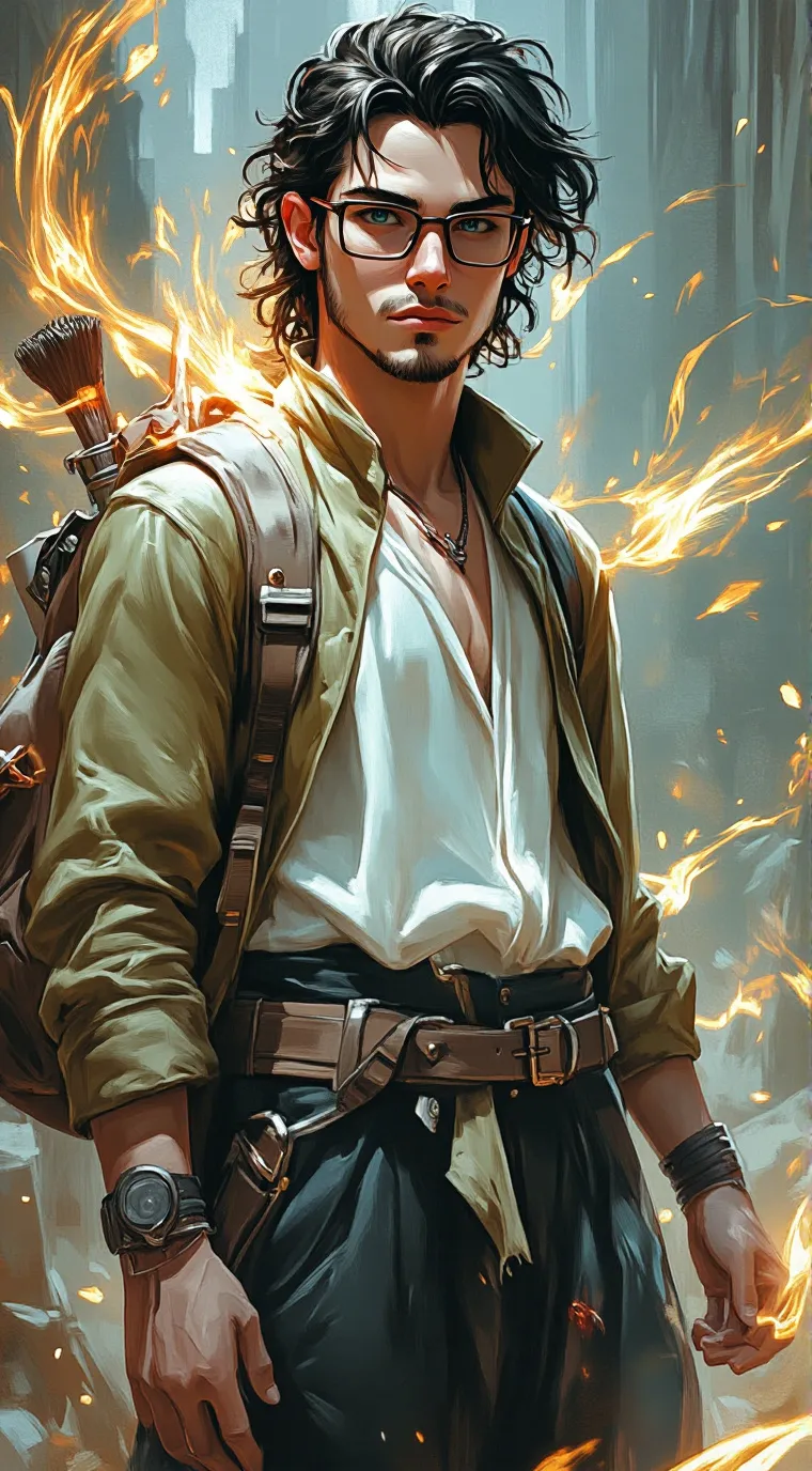 ai character: Ryan Quill  background