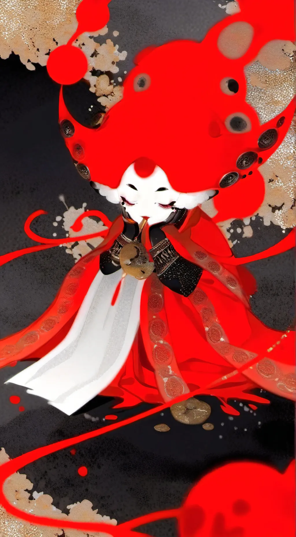 ai character: reina del rojo background