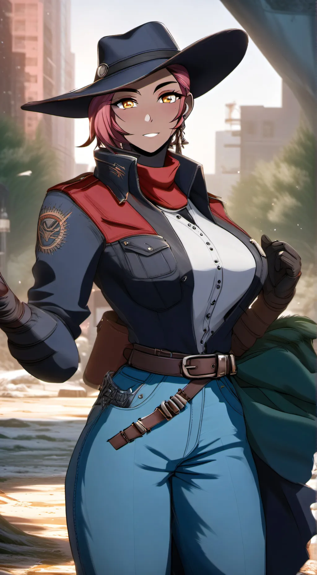 ai character: Priscilla Garvey  background