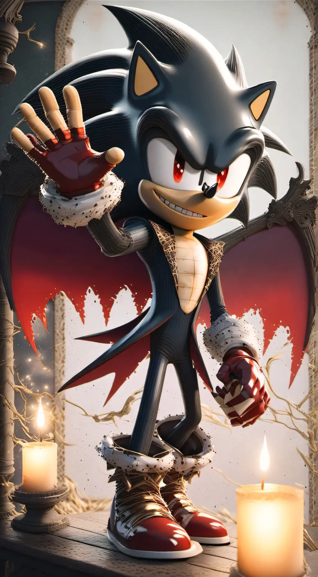 ai character: Shadow vampiro background