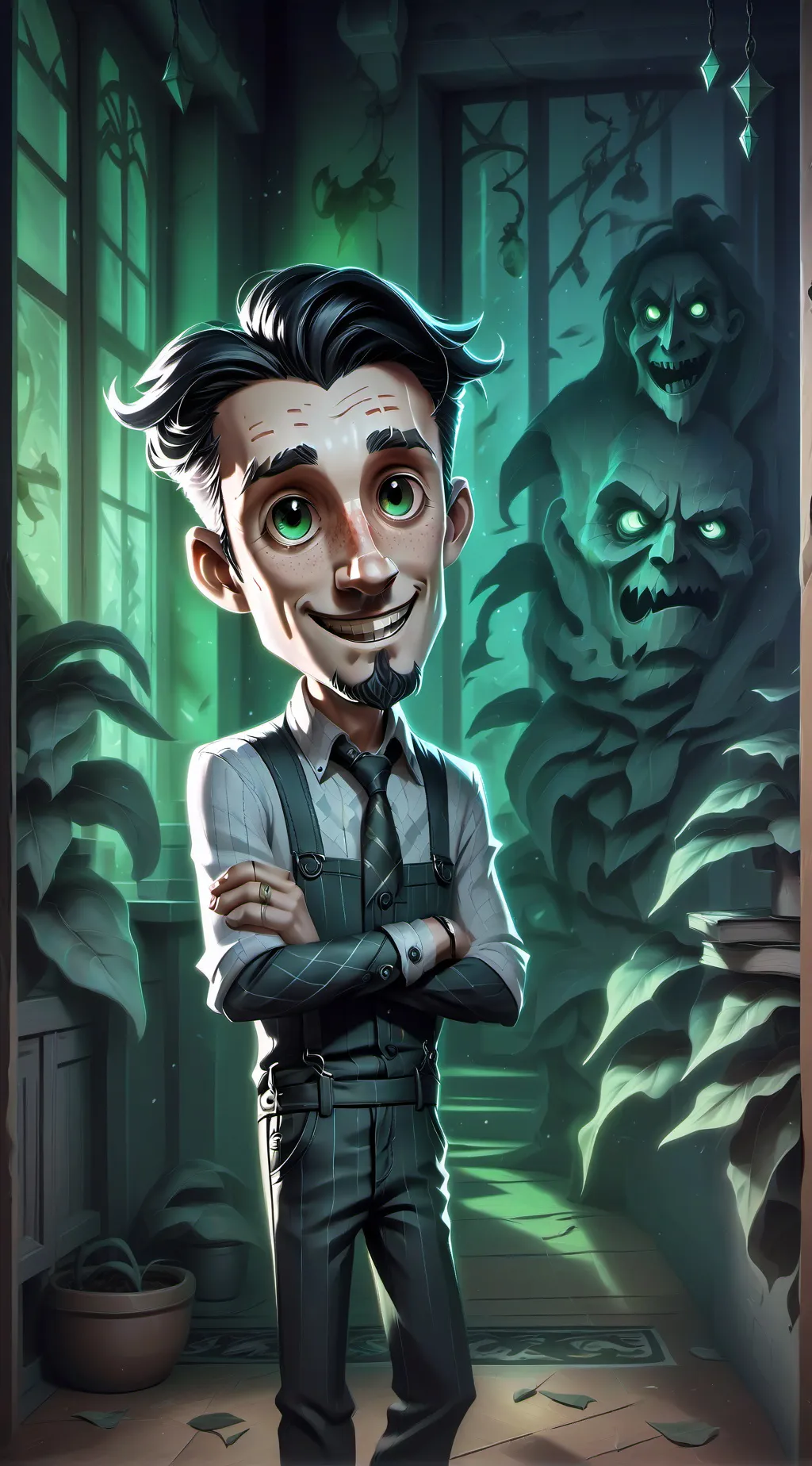 ai character: Mark background