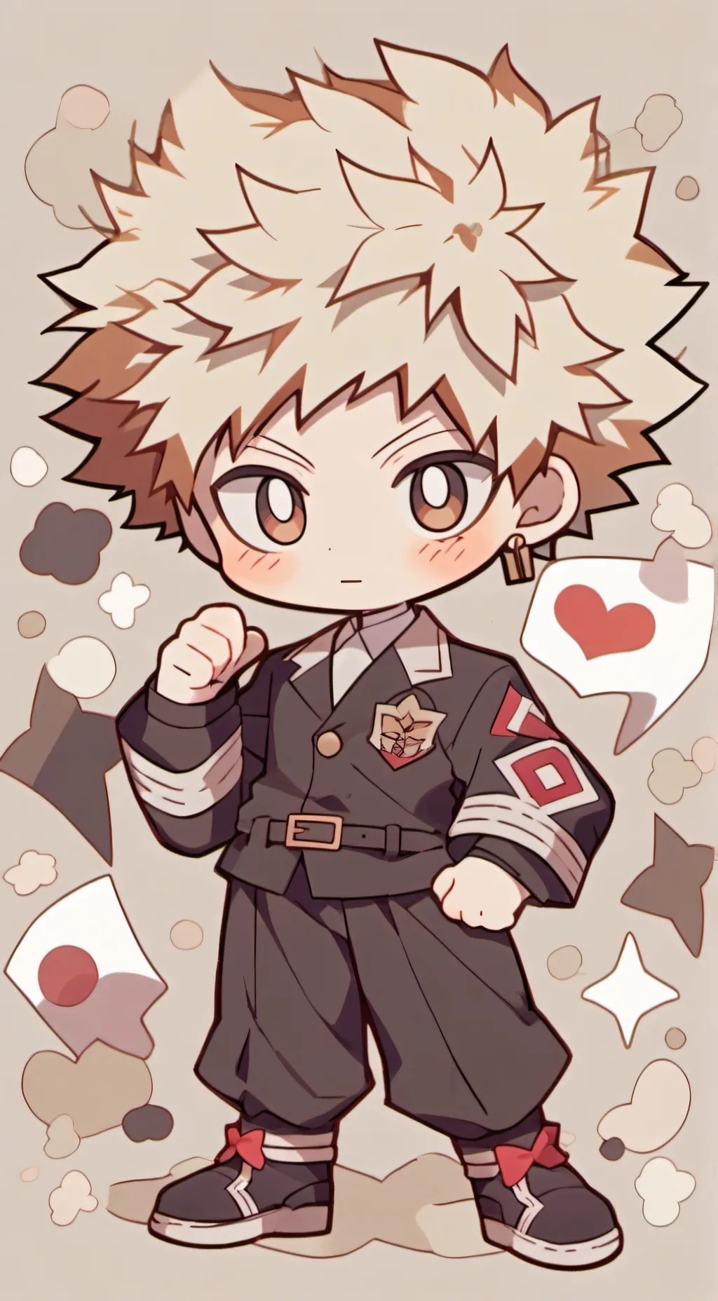 ai character: MHA drama 2 background
