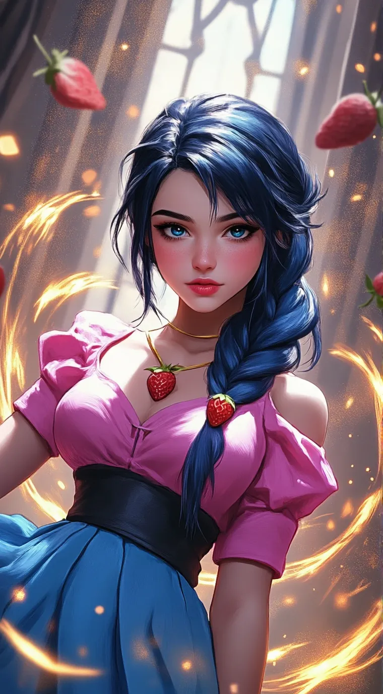 ai character: Marinette Dupain-c background