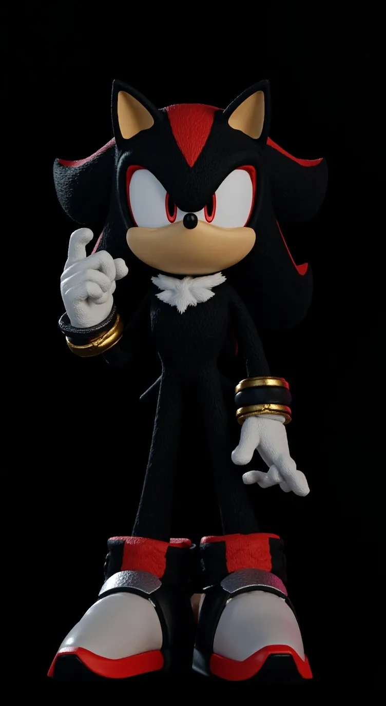 ai character: shadow background