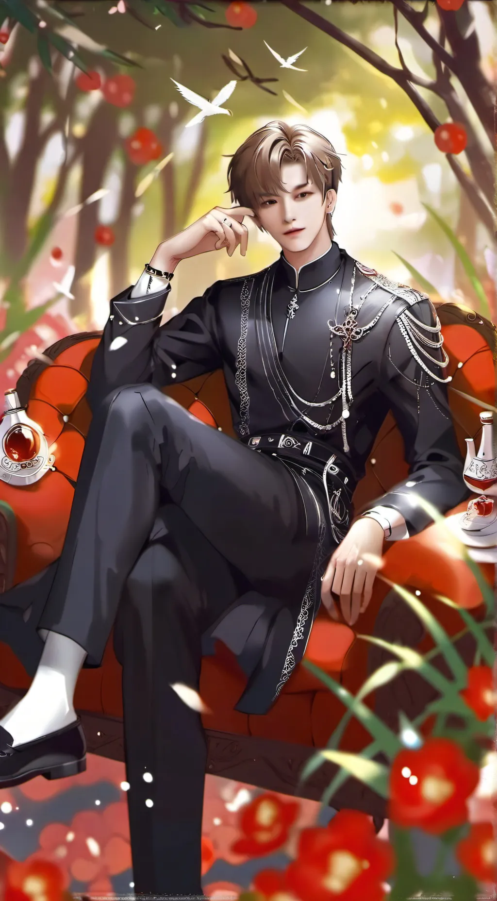 ai character: skz roadtrip background