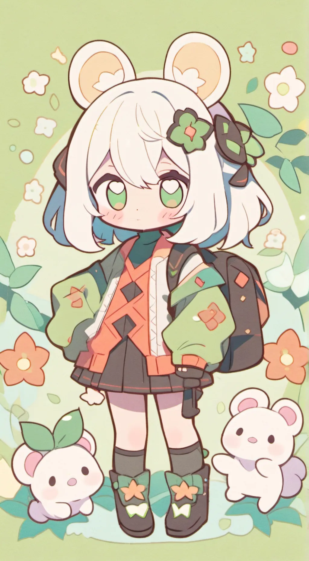 ai character: Dw pick me background