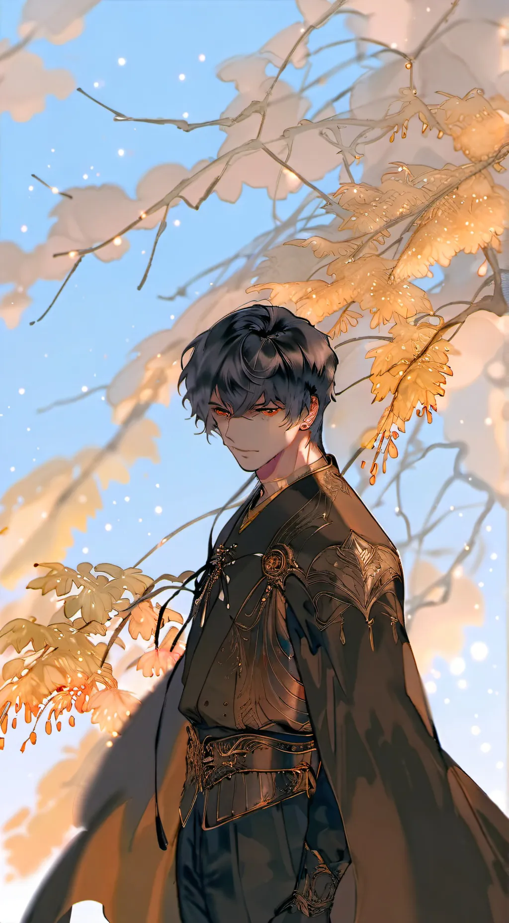 ai character: 💀🖤°Ezra°🖤💀 background