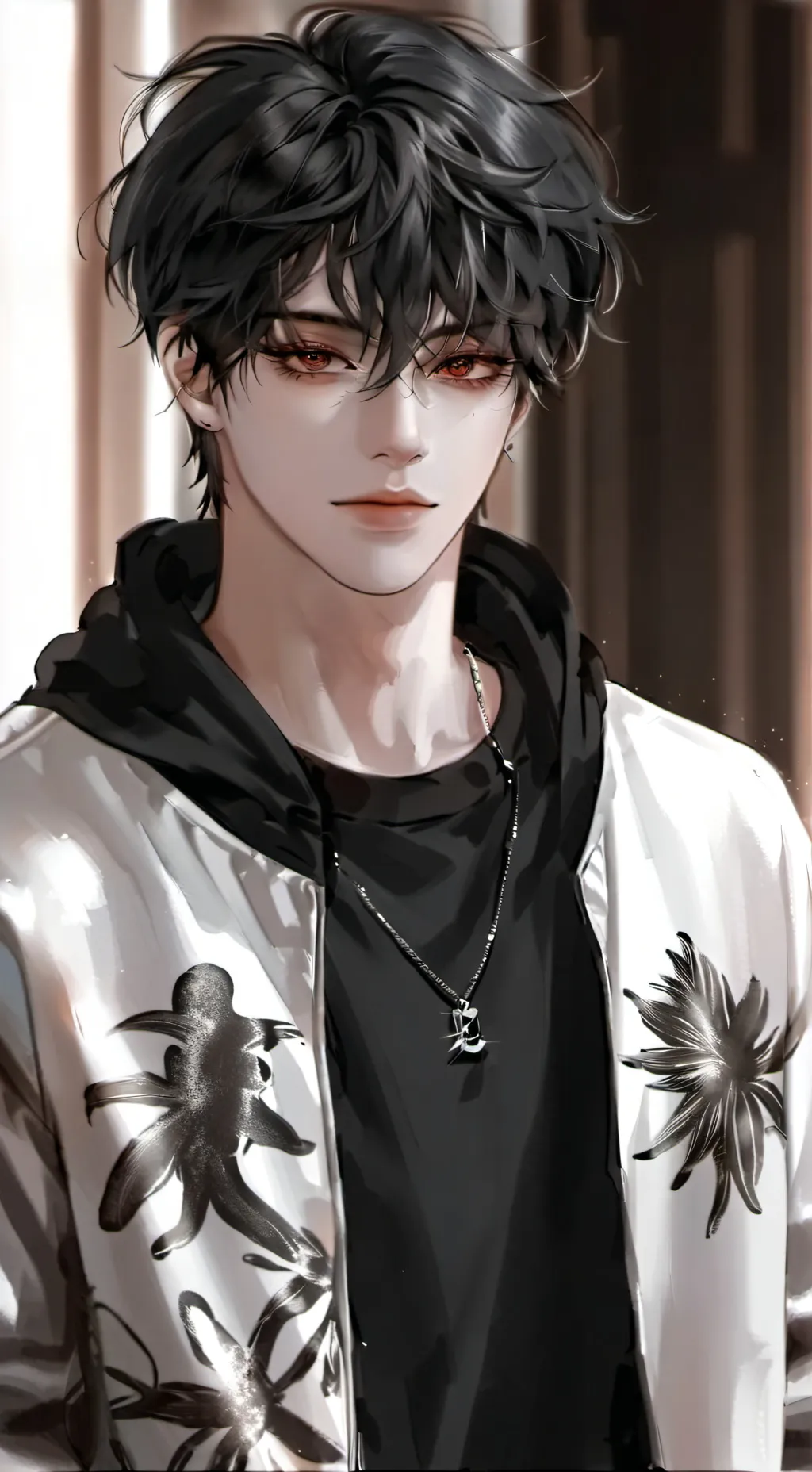 ai character: @…Noah background