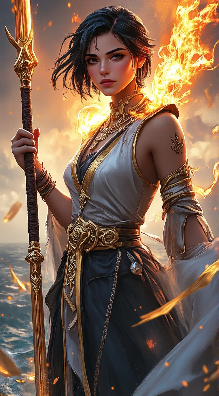 ai character: God of Buety background