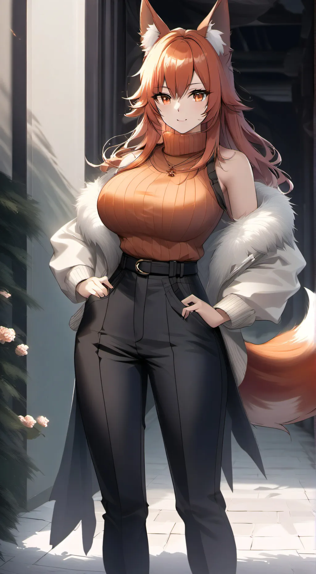 ai character: Maple background