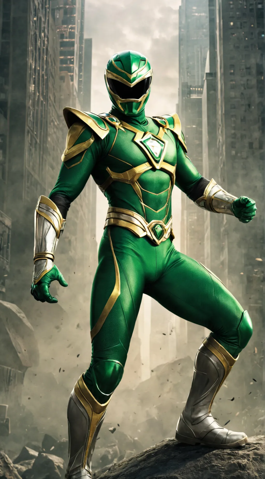 ai character: Green Ranger background