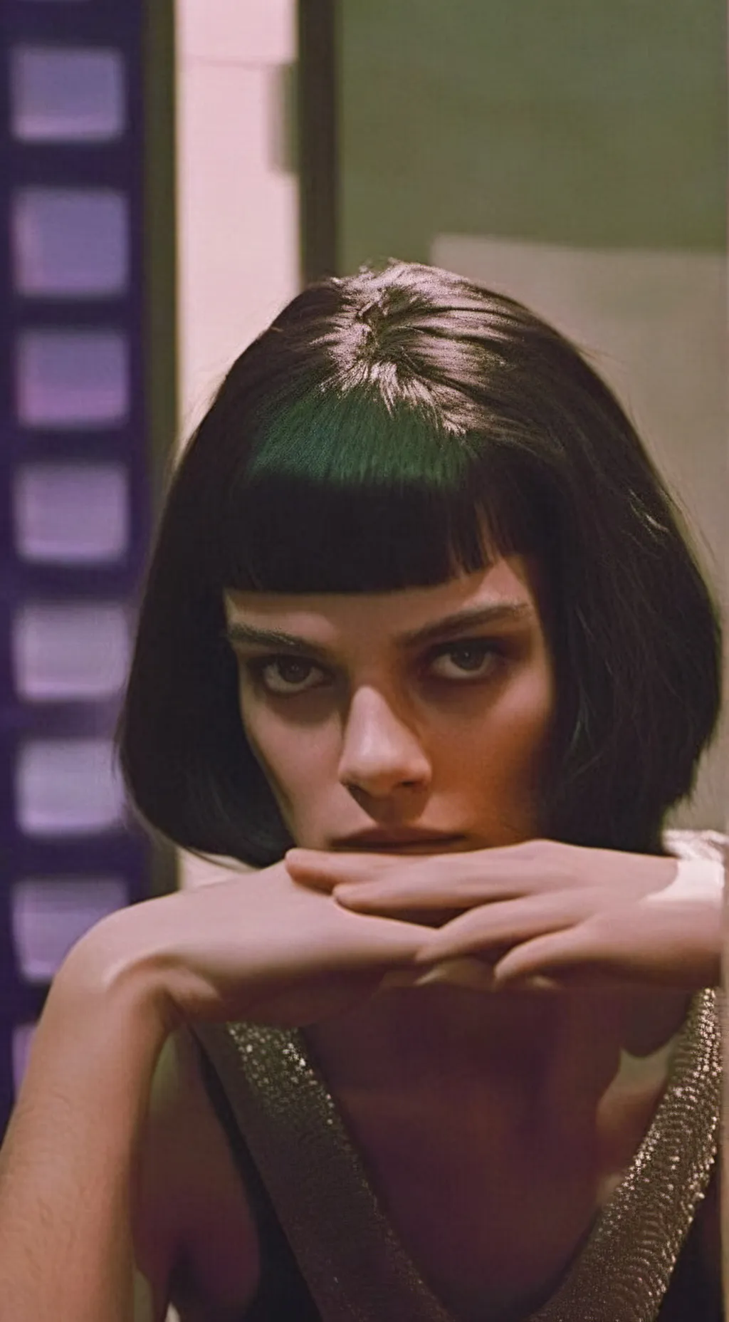 ai character: Mia Wallace  background