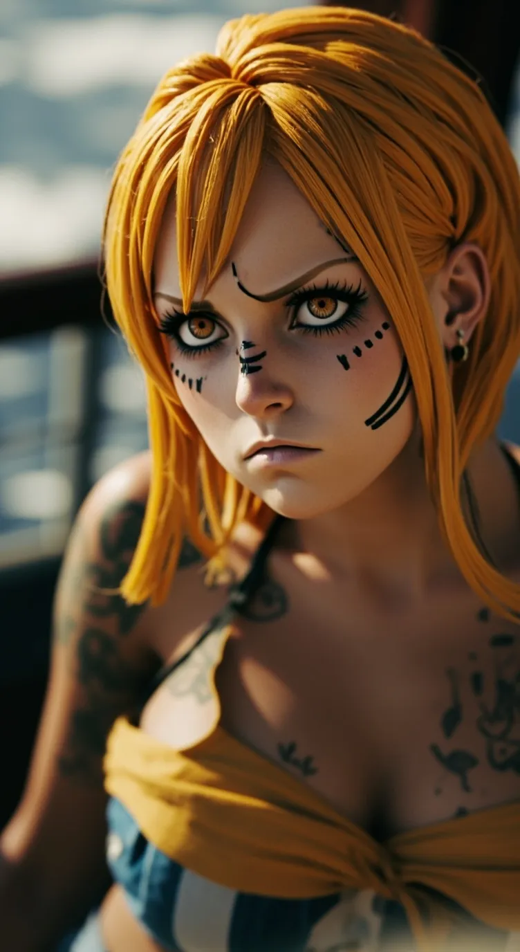ai character: Nami background