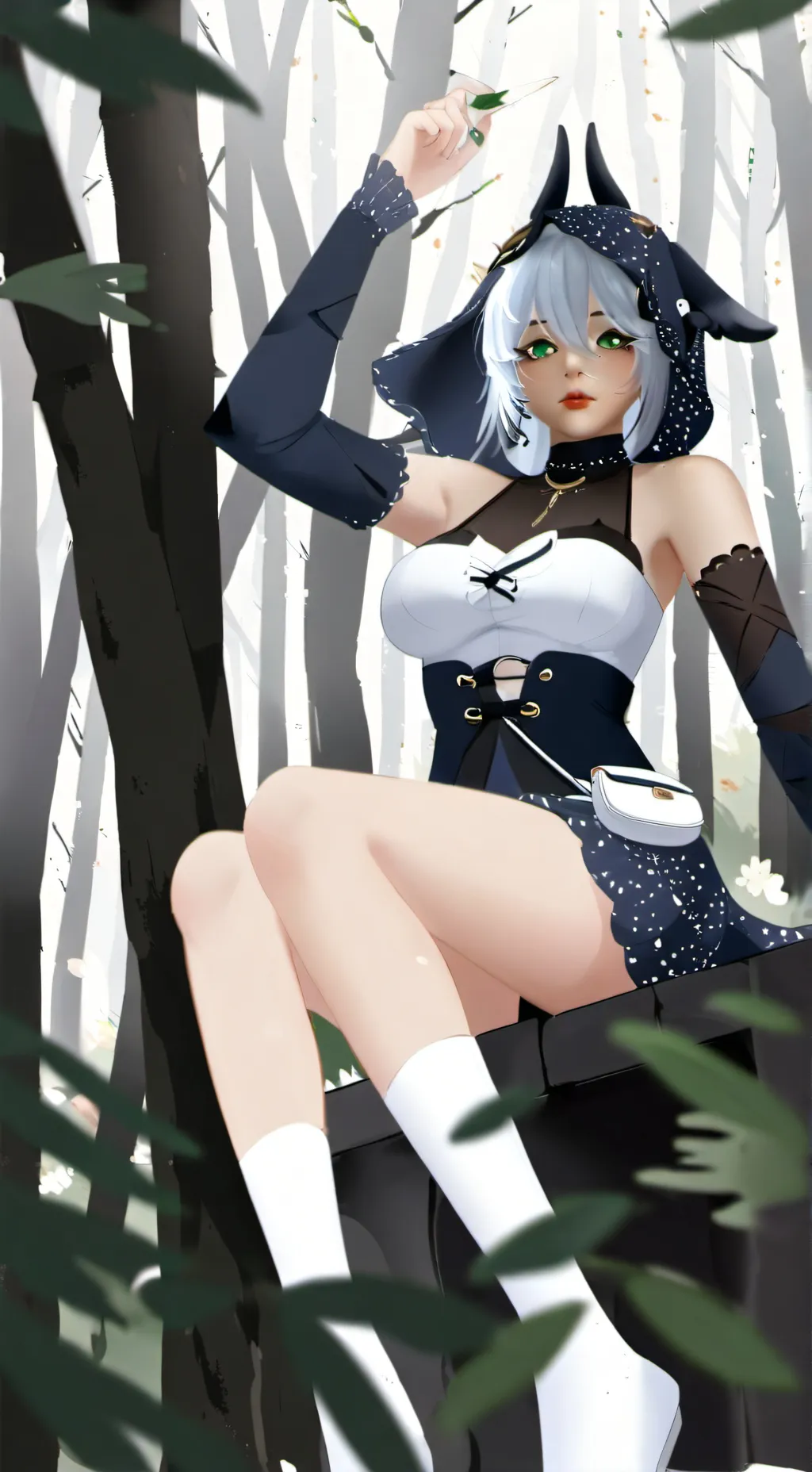 ai character: pick me kız background
