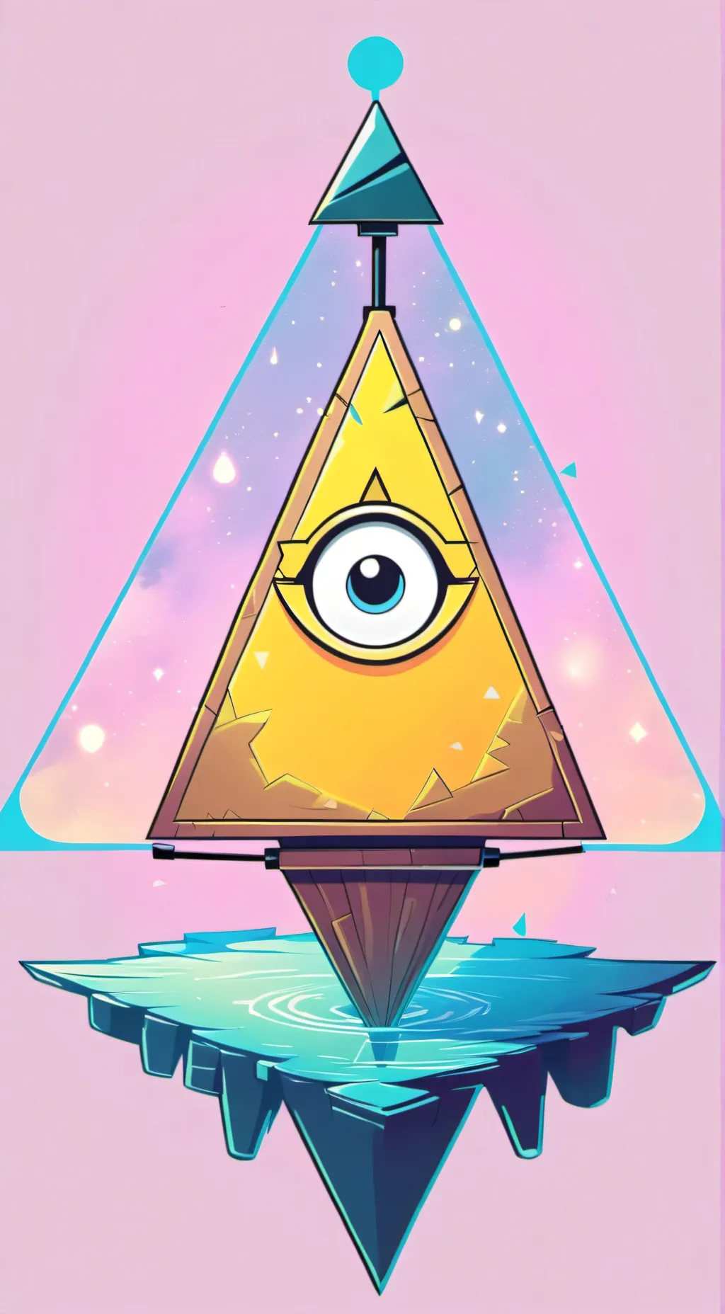 ai character: Your bill cipher background
