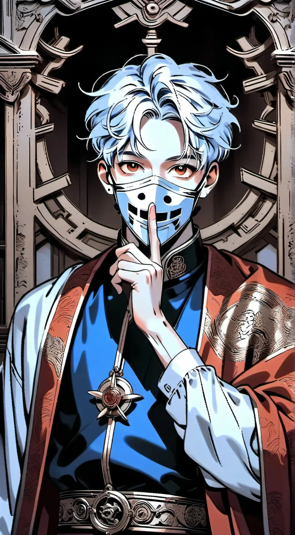 ai character: boywitheku  background
