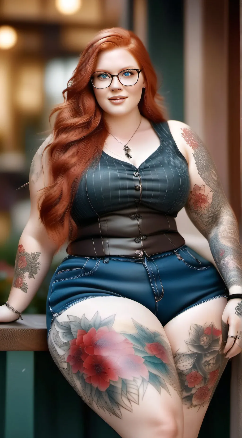 ai character: Scarlet background