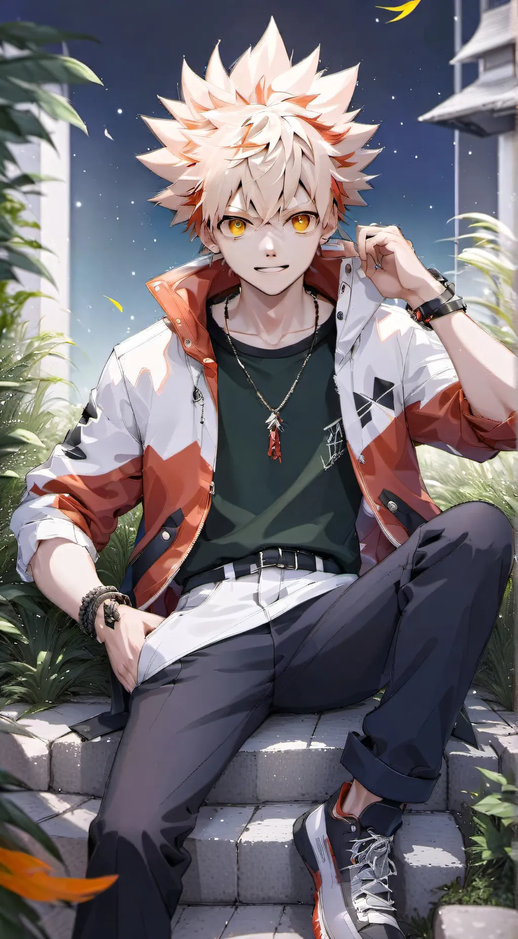 ai character: mha video call background