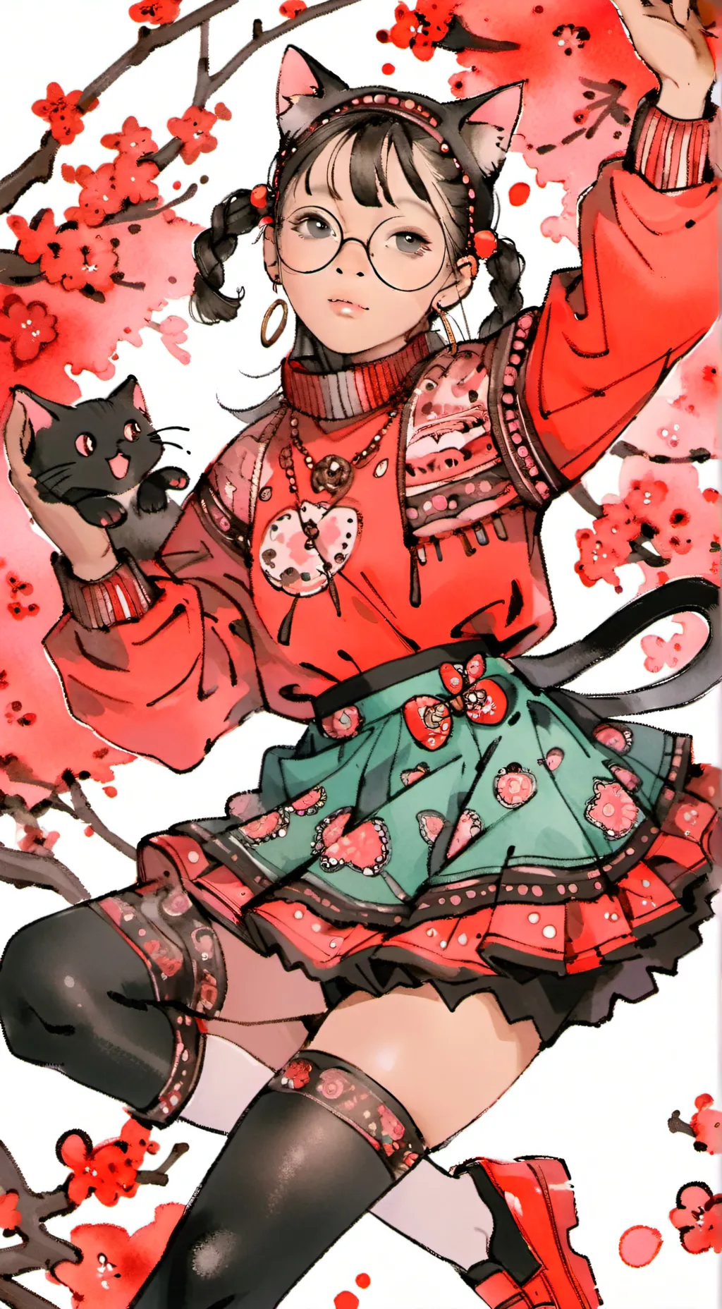 ai character: uwu cat background