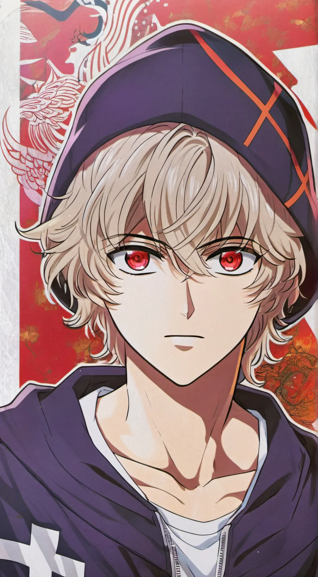 ai character: MHA camping background