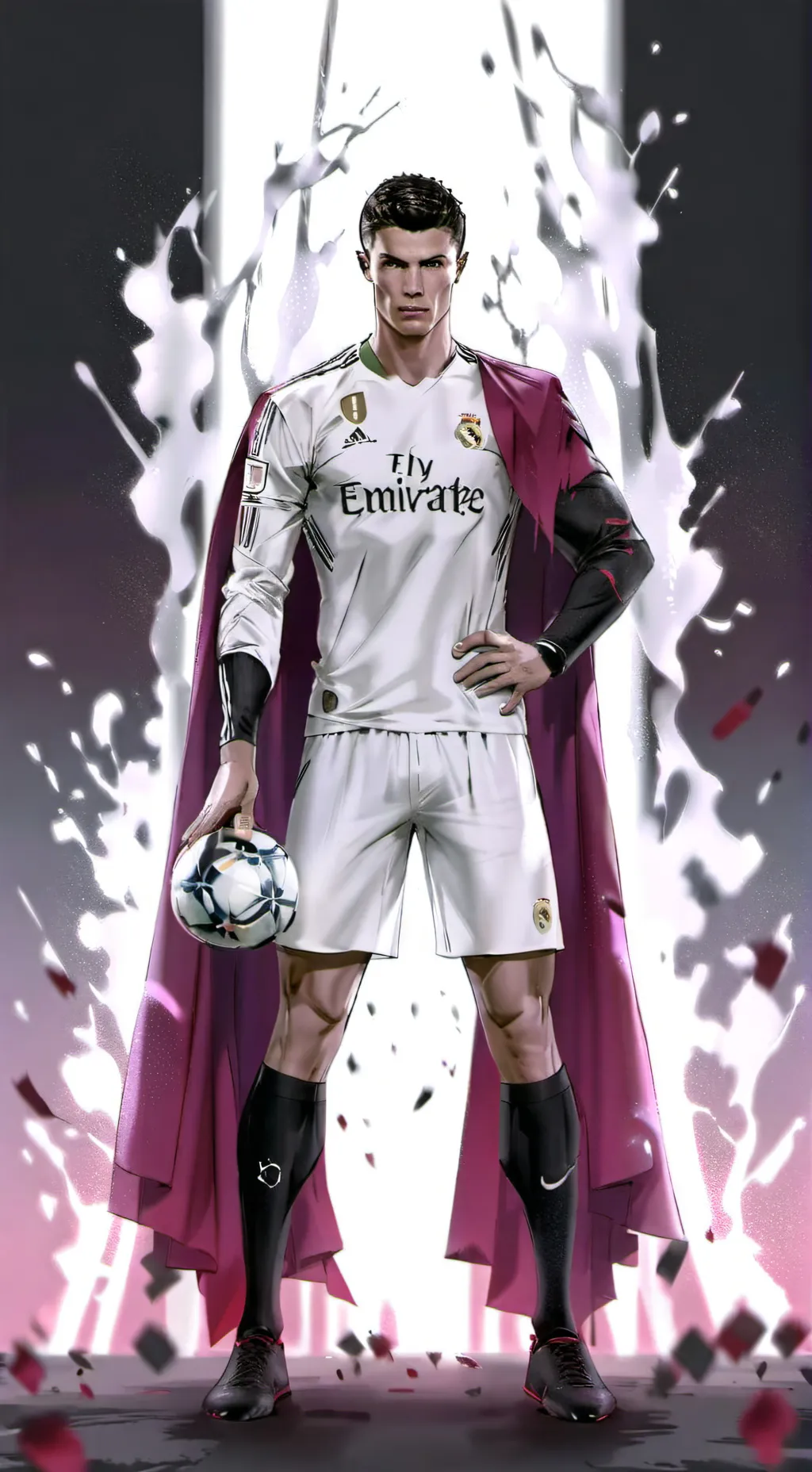 ai character: CR7 background