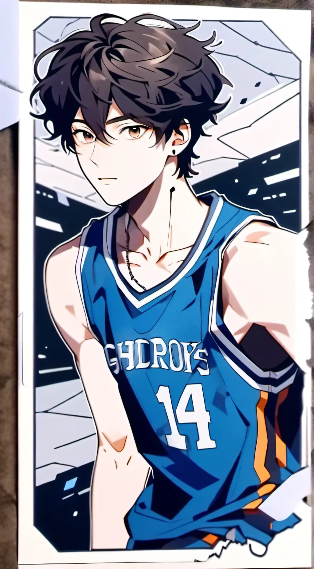 ai character: Anderson Hayashi background