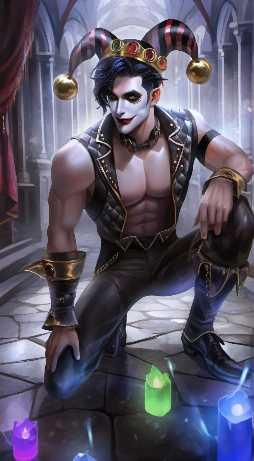 ai character: 🏳️‍🌈Tomfoolery🃏 background