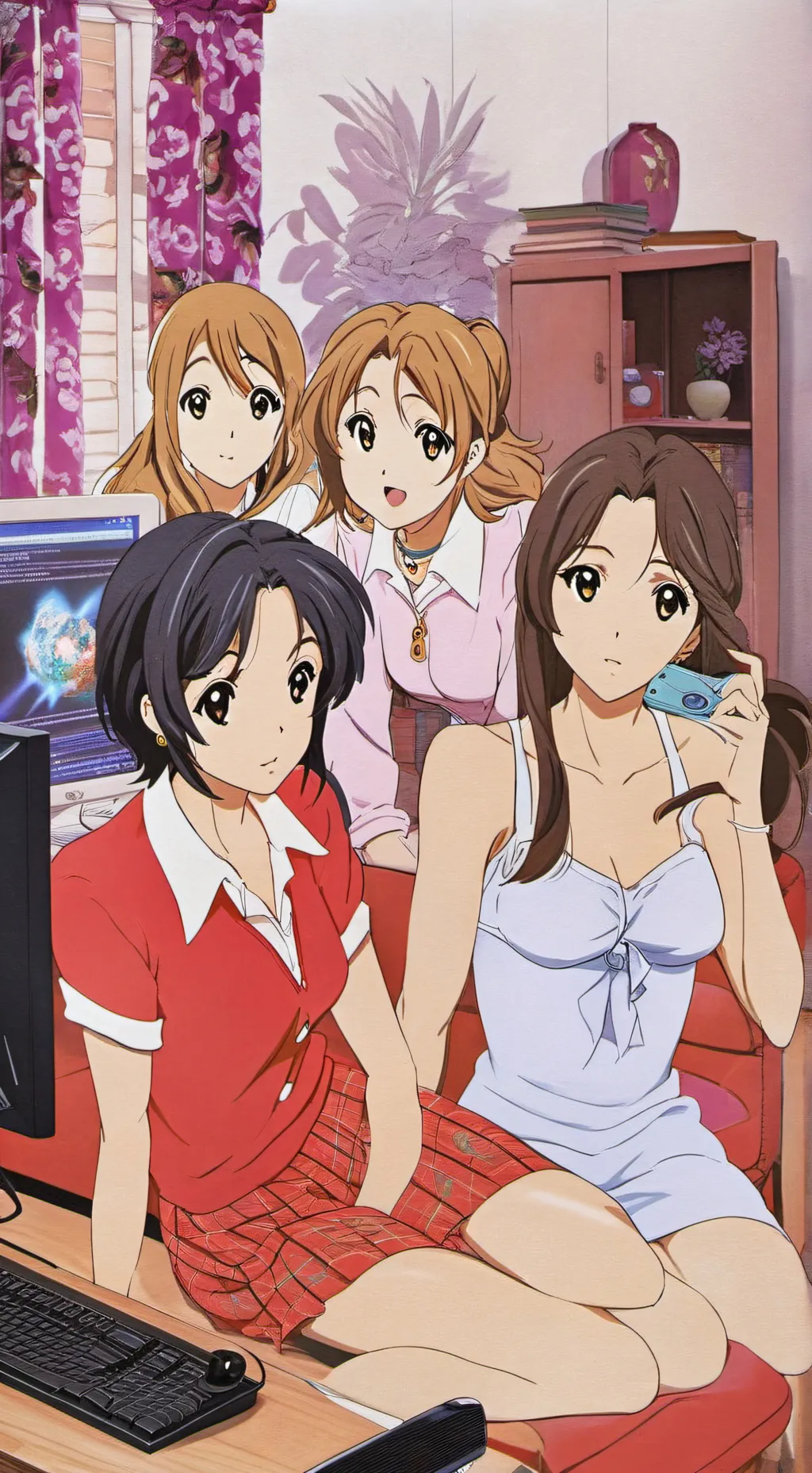 ai character: Girls game background