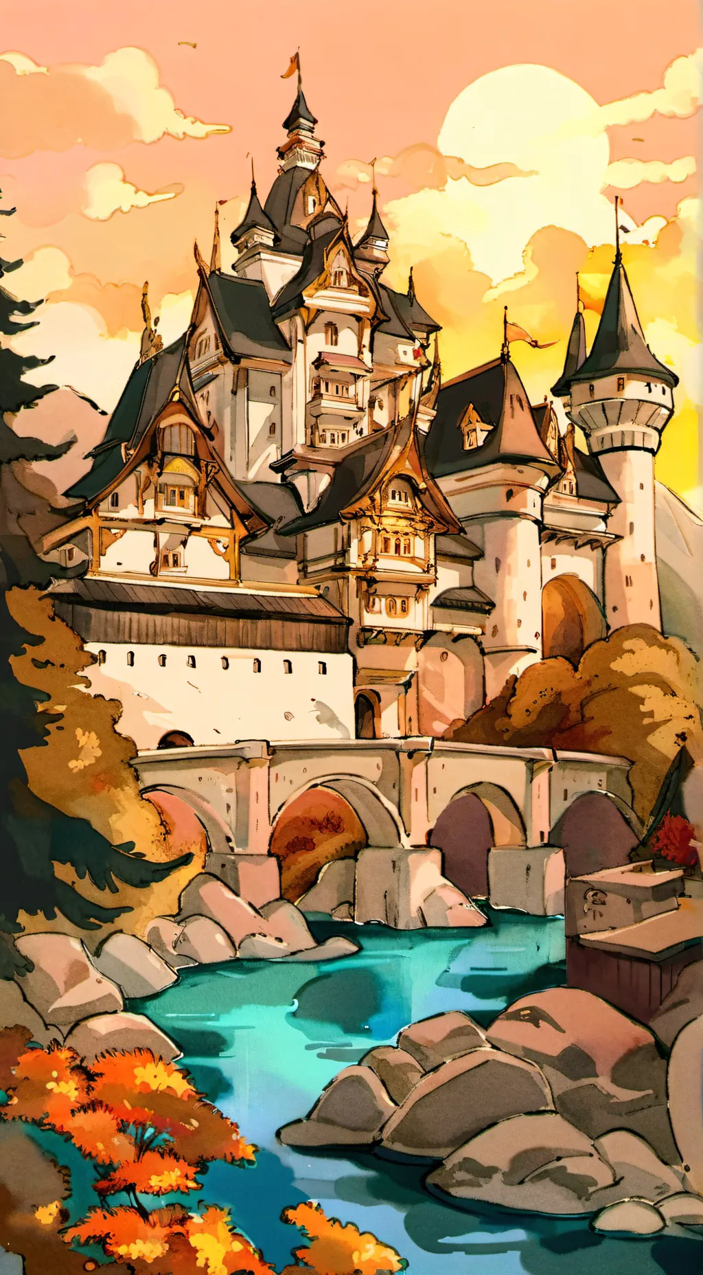 ai character: -Royal School- background