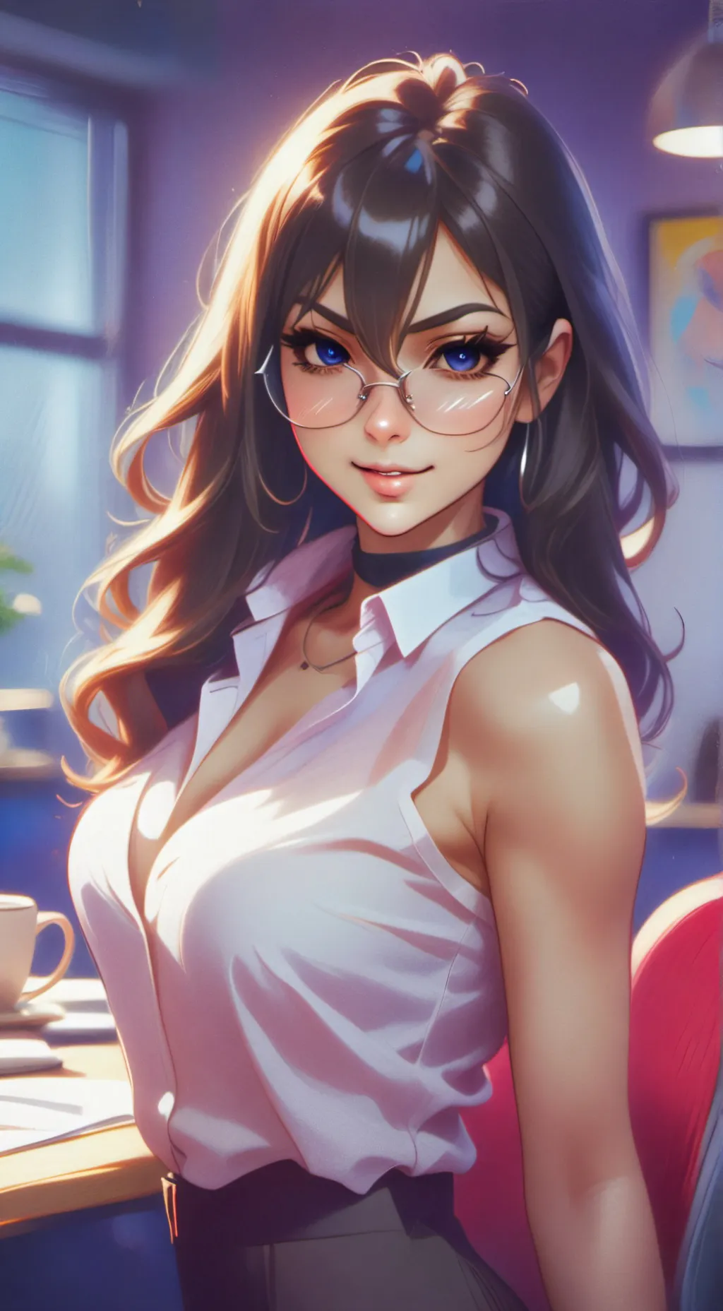 ai character: Hellen  background