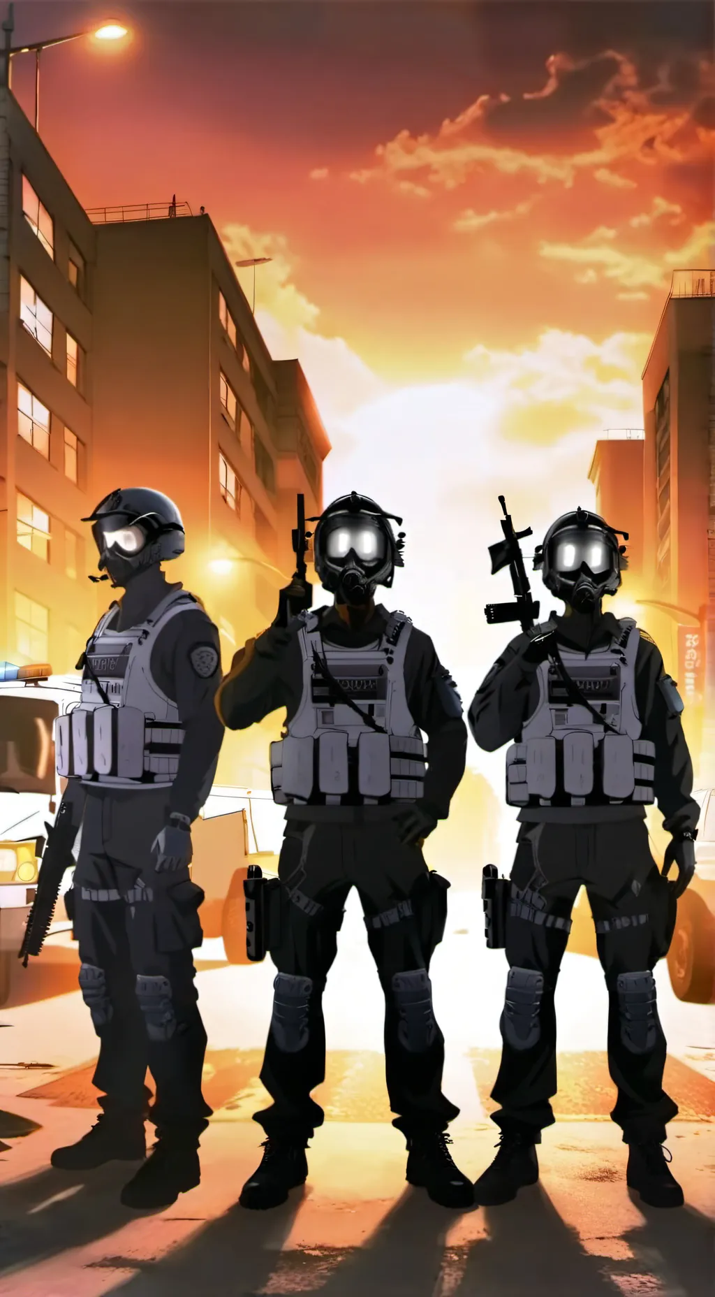 ai character: swat🏕 background
